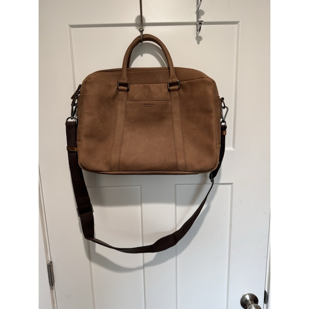 Shinola  Brief Case, Brown, NWOT, Retail MSRP , $895